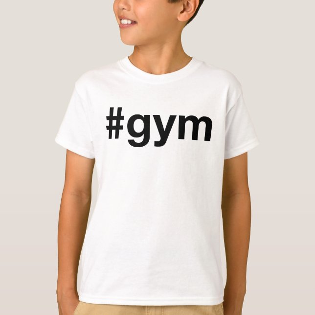 GYM Hashtag T-Shirt (Vorderseite)