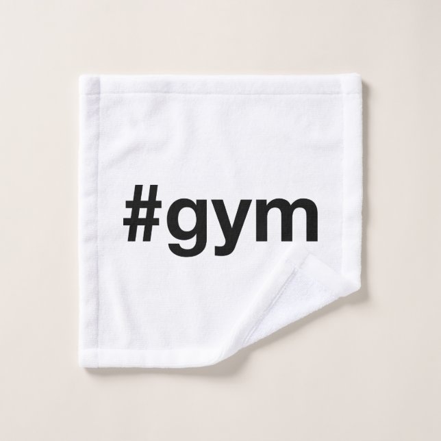 GYM Hashtag Waschlappen (Waschlappen)