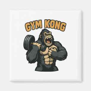 Gym Kong Lustige Bodybuilding Fitness Gorilla Beas Magnet