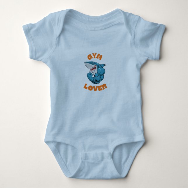 Gym Liebling Baby  Strampler (Vorderseite)