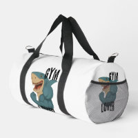 Gym Lover Shark Gym Tasche - Lustiger Muskel Hai 