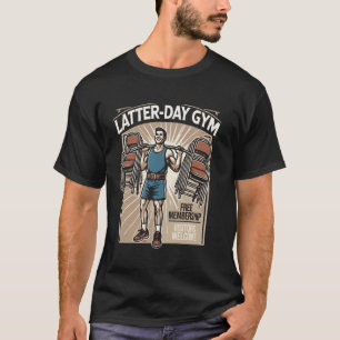 Gym Missionary LDS Church Funny Mormon T-Shirt