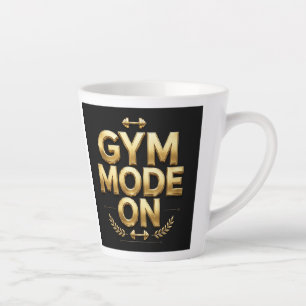 Gym-Modus Ein Gold-Tasse - Fitness-Kaffeetasse Milchtasse