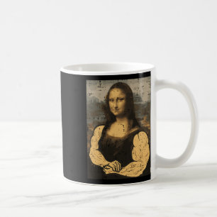 Gym Mona Lisa Muscle Fun Workout Fitness Kaffeetasse