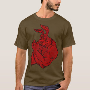 Gym Motivation Workout Bodybuilder Fitness Kaninch T-Shirt