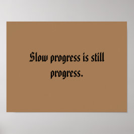 GYM-Motivationsziffern und hellbraun Poster