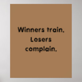 GYM-Motivationsziffern und hellbraunes Poster