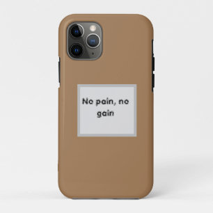 GYM Motivationszitate Und Hellbraun Case-Mate iPhone Hülle