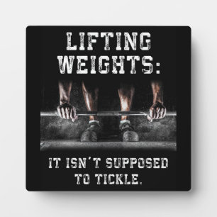 Gym Motivierend Plaque Fotoplatte