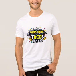 Gym Now Tacos Spater Bella+Leinwand Tri-Blend T - Tri-Blend Shirt