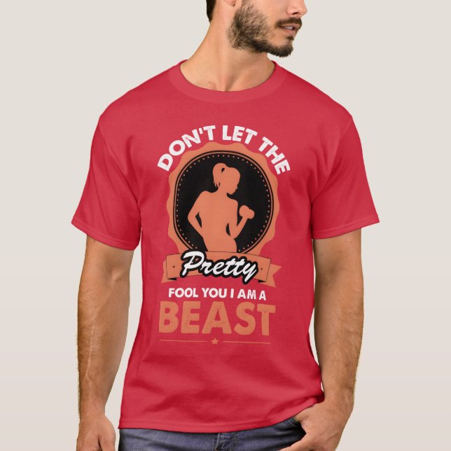 Gym Quote WeightLifting Workout Quote Funny Fitne  T-Shirt (Vorderseite)