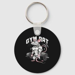 Gym Rat Funny Bodybuilding Fitness Workout Gym Wei Schlüsselanhänger