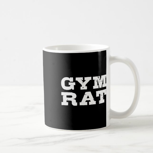 Gym Rat Funny Bodybuilding Workout 1 Kaffeetasse (Rechts)