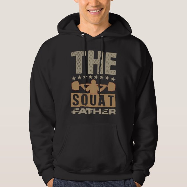 Gym Rat Funny Parody Weight Training Leg Day Hoodie (Vorderseite)