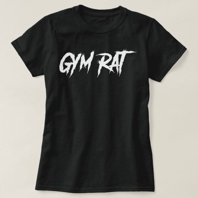 Gym Rat gibt Men Essential Clothes Fitness T-Shirt (Design vorne)