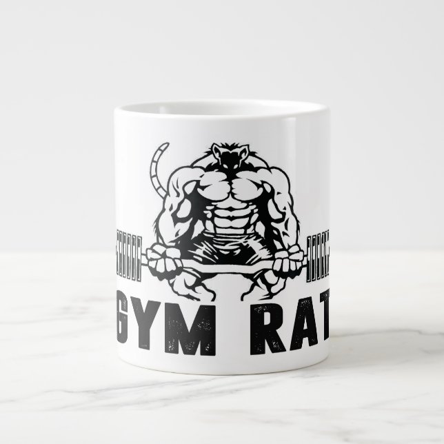 Gym Rat Jumbo-Tasse (Vorderseite)