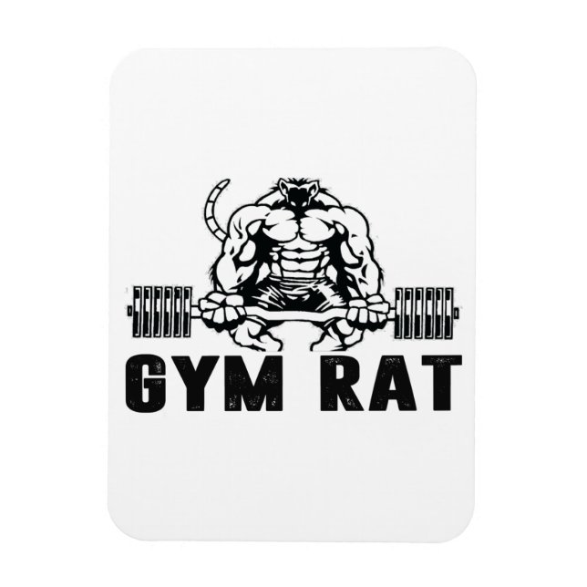 Gym Rat Magnet (Vertikal)