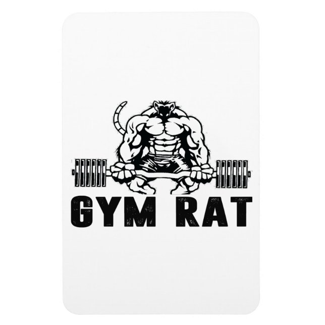Gym Rat Magnet (Vertikal)