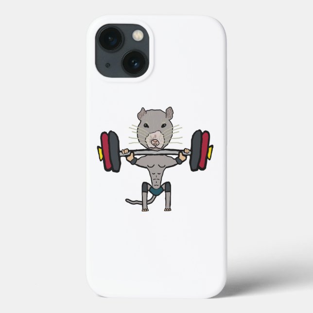 Gym Rat Weightlift Case-Mate iPhone Hülle (Rückseite)