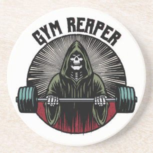 Gym Reaper Workout Getränkeuntersetzer