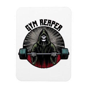Gym Reaper Workout Magnet