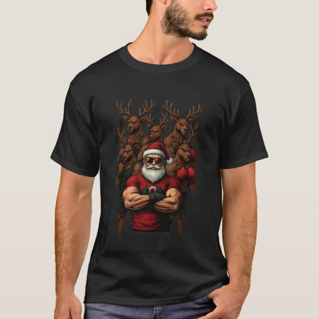 Gym santa T-Shirt (Vorderseite)