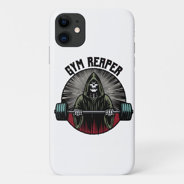 Gym Sensenmann Workout Case-Mate iPhone Hülle (Rückseite)