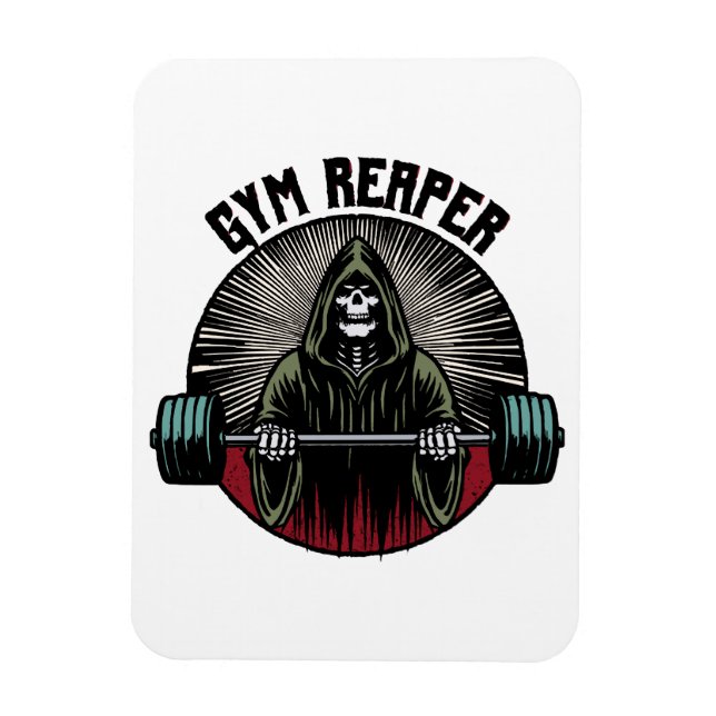 Gym Sensenmann Workout Magnet (Vertikal)