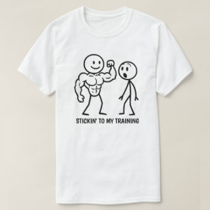 Gym-Strichmännchen T-Shirt