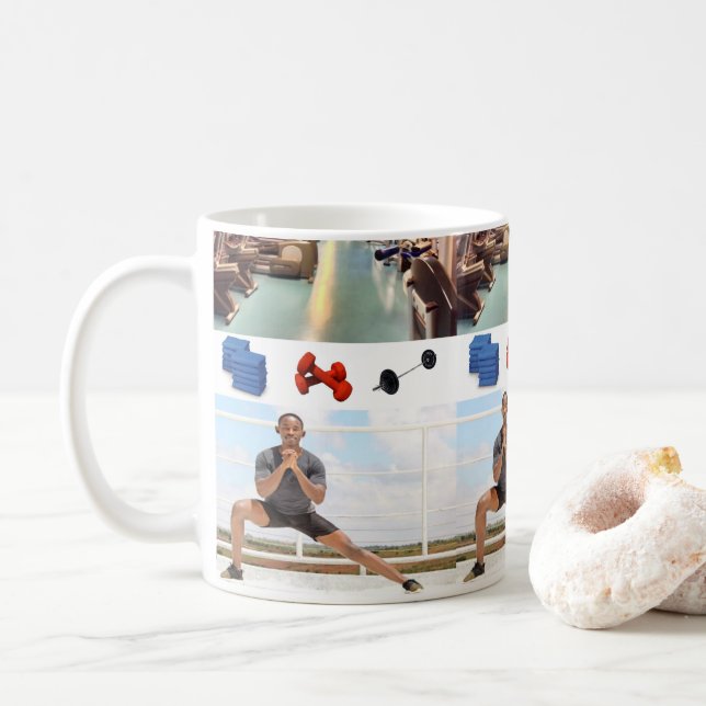 Gym-Tasse Kaffeetasse (Mit Donut)