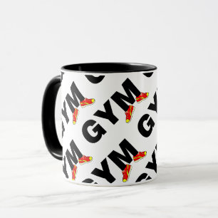 Gym Text Sneakers. Tasse