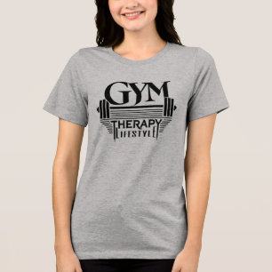 GYM-Therapie-Lifestyle-Tri-Blend-Shirt Tri-Blend Shirt