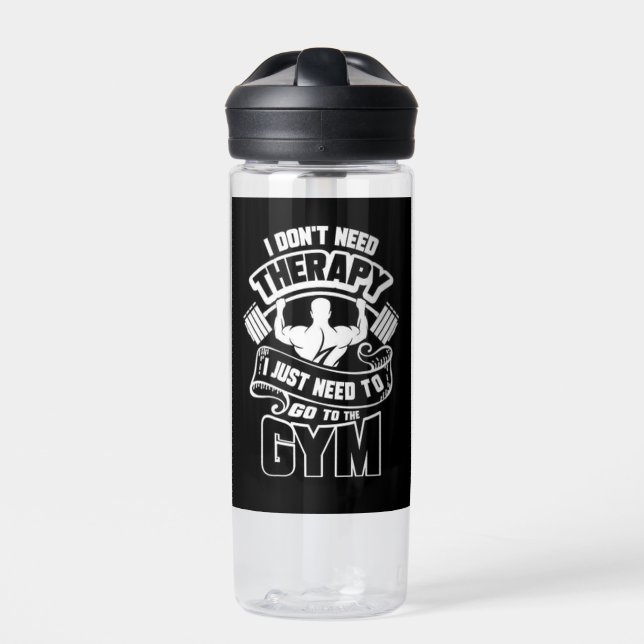 Gym-Therapie Trinkflasche (Vorderseite)
