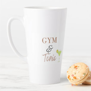 Gym & Tonic Lustiges Fitness-Geschenk für Workout- Milchtasse