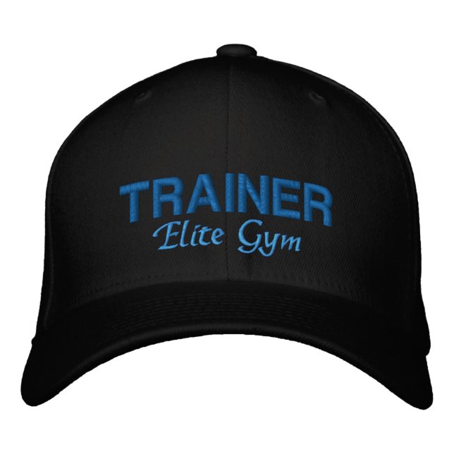 Gym Trainer Bestickte Baseballkappe (Vorderseite)