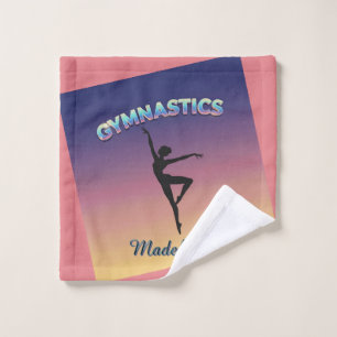 Gym Twist Holografische Gymnastik Sonnenuntergang Waschlappen