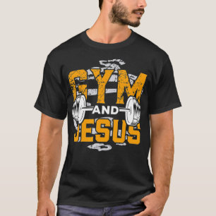 Gym und Jesus Shirt Jesus trainieren Jesus Fitness