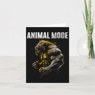 Gym Workout Bodybuilding Monster Karte