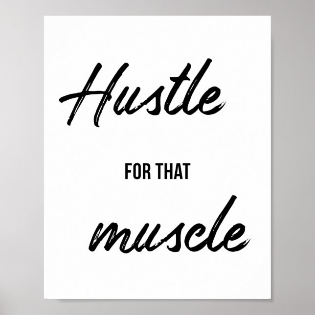 Gym, Workout, Fitness Motivational Wall Decor Poster (Vorne)