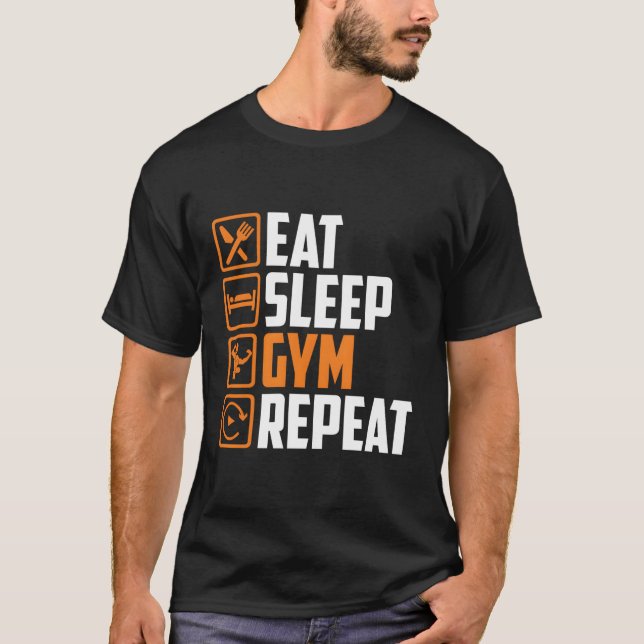 Gym Workout geben mir 2 Monate werde ich unschlagb T-Shirt (Vorderseite)