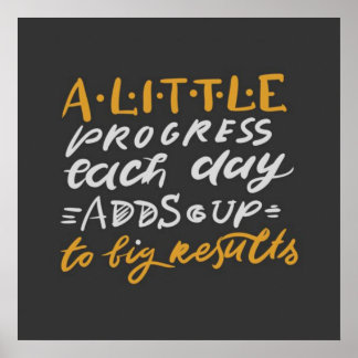 Gym Workout Motivation Quote Poster