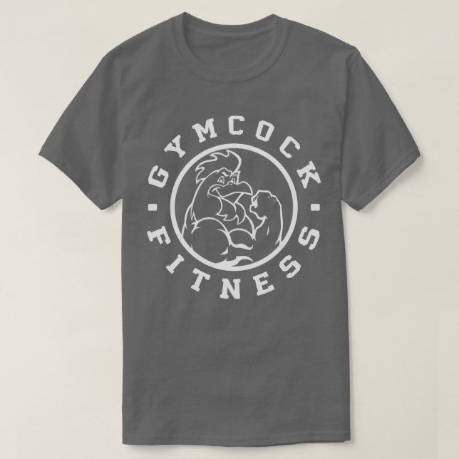 Gymcock Fitness Strong Muscular Chicken T-Shirt (Design vorne)