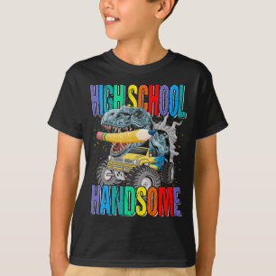 Gymnasialgie Monster Truck Dinosaurier T-Shirt