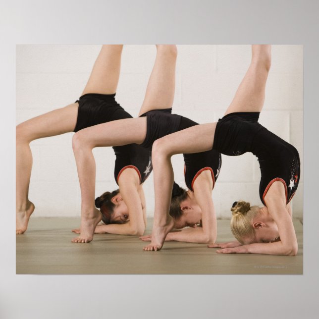 Gymnasien, die sich auf den Kopf stellen Poster (Vorne)