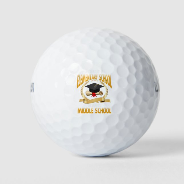 Gymnasium "Goodbye" Golfball (Vorderseite)