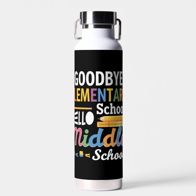 Gymnasium "Goodbye" Trinkflasche (Vorne)