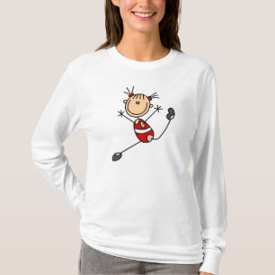 Gymnast, der Programm tut T-Shirt