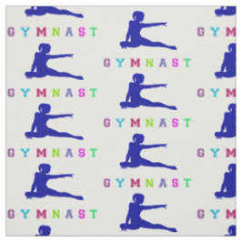 Gymnast Farbige Buchstaben Stoff