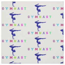 Gymnast Farbige Buchstaben Stoff