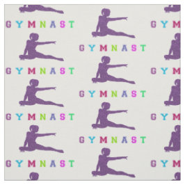 Gymnast Farbige Buchstaben Stoff